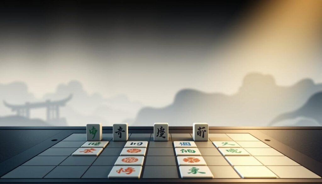 Chinese board game of matching tiles digital adaptation