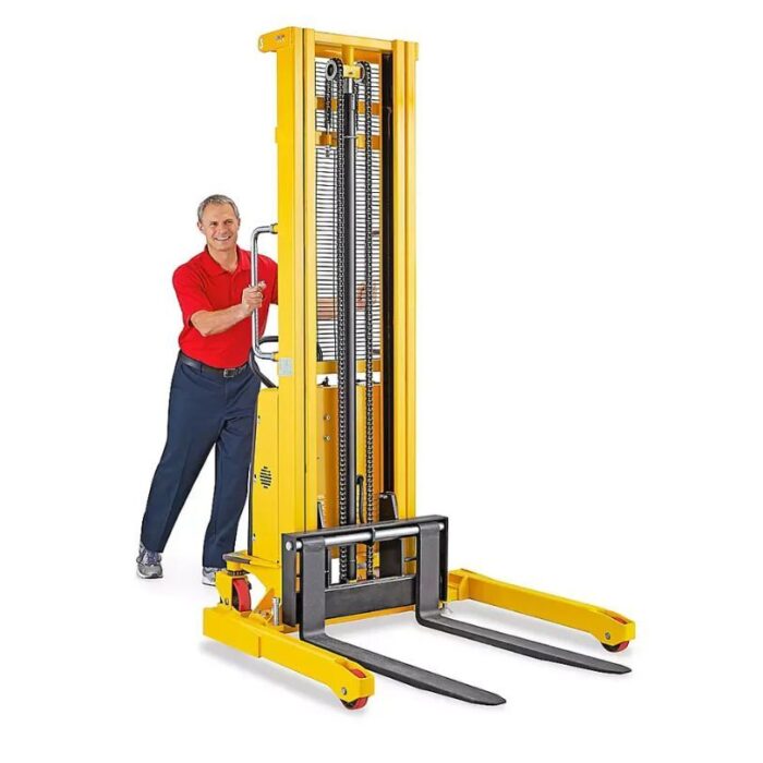 Semi-Electric Straddle Stacker - 137